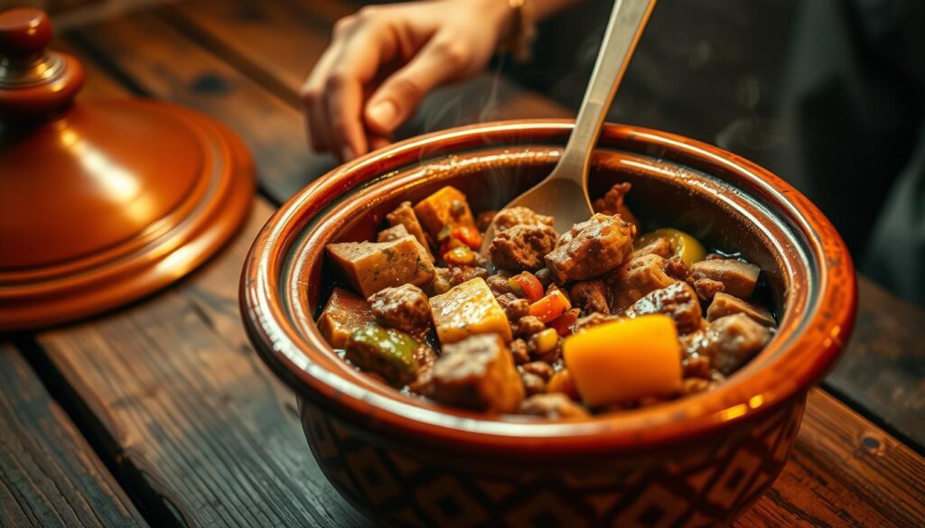 Tajine cooking techniques